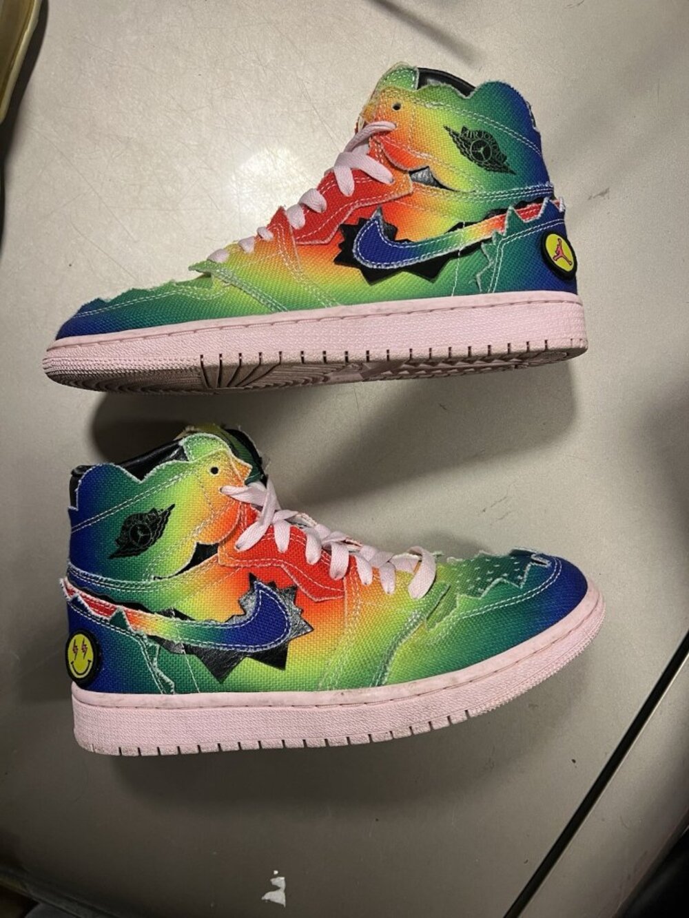 Jordan 1 Retro High J Balvin DC3481-900 Men size 6 Used No Box